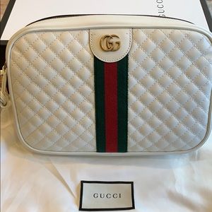 Gucci White Ophidia Crossbody